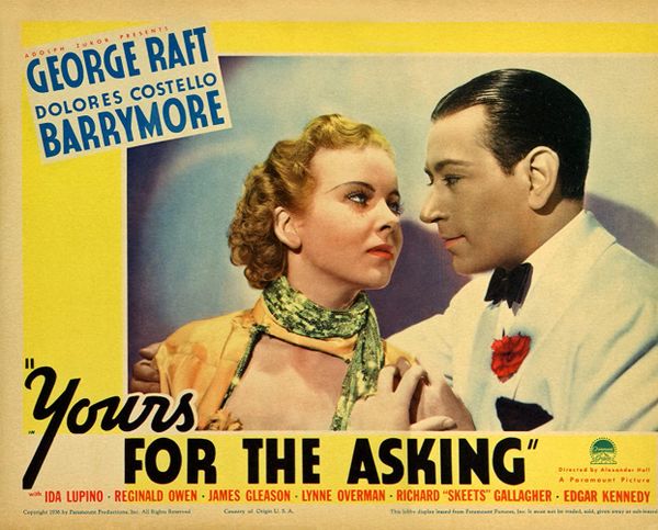 YOURS FOR THE ASKING (1936)