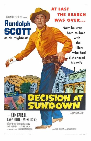 DECISION AT SUNDOWN (1957)