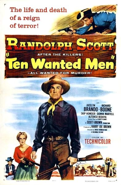 TEN WANTED MEN (1955)