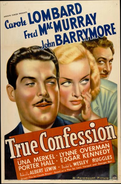 TRUE CONFESSION (1937)