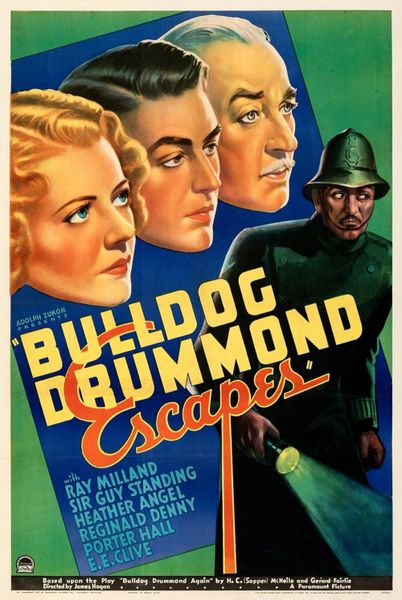 BULLDOG DRUMMOND ESCAPES (1937)