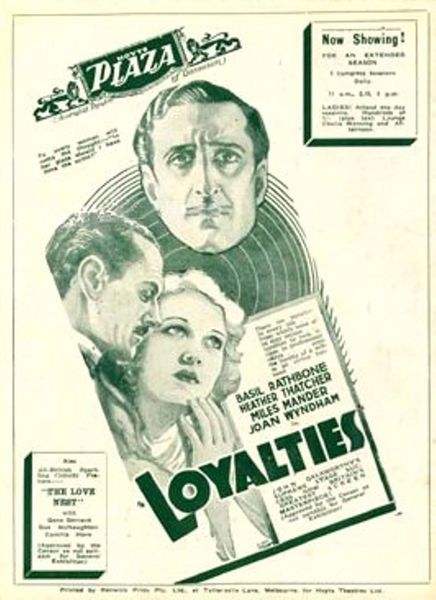 LOYALTIES (1933)