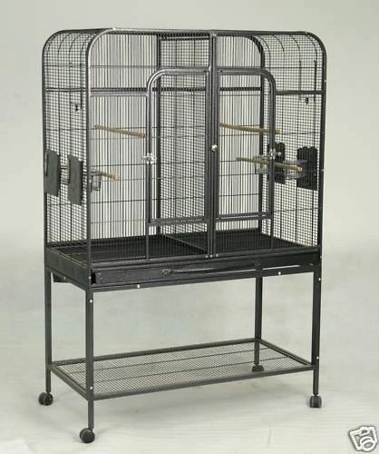 Double store bird cage