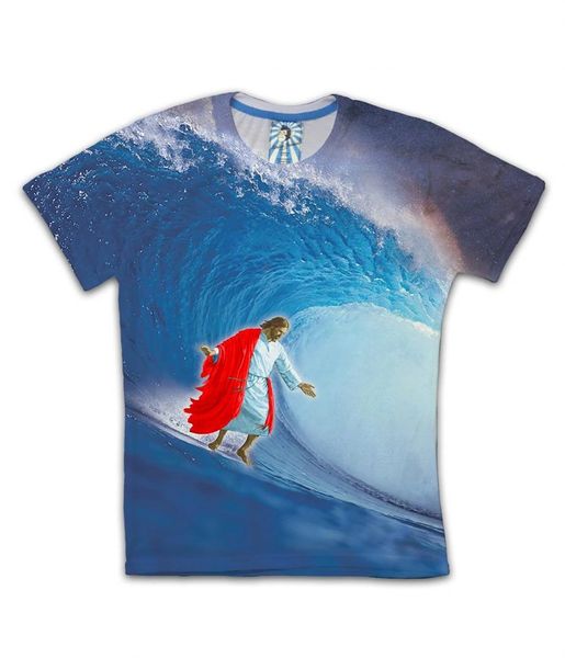 Jesus surfin