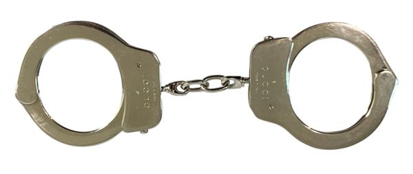 1998 Gucci by Tom Ford Rare Numbered Silver Handcuffs