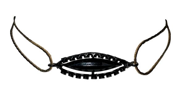 Vintage 1990's Christian Dior John Galliano Third Eye Chakra Choker Necklace