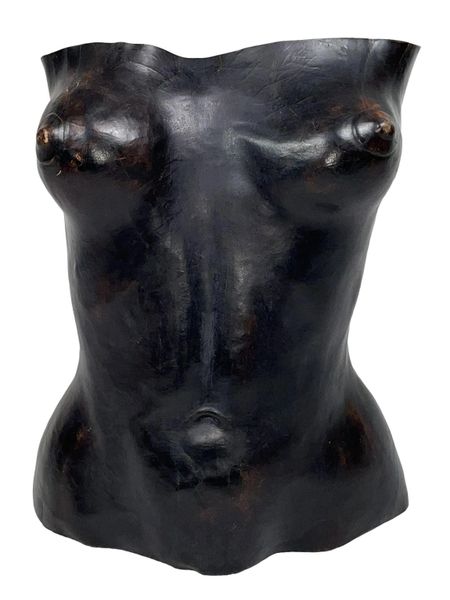 S/S 2001 Yves Saint Laurent by Tom Ford RARE 1 of 3 Prototype for Runway Leather Bust Bustier