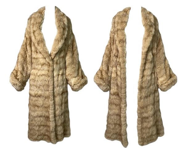 F/W 2001 Christian Dior by John Galliano Zibeline Sable Fur Long Coat Jacket
