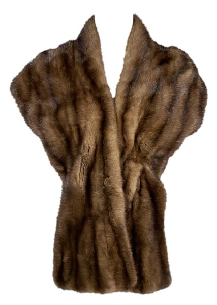 F/W 2008 Christian Dior by John Galliano Mink Fur Crop Top Wrap