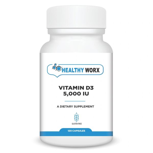 Vitamin D3 5,000 IU (120 ct) Vegetarian Capsule