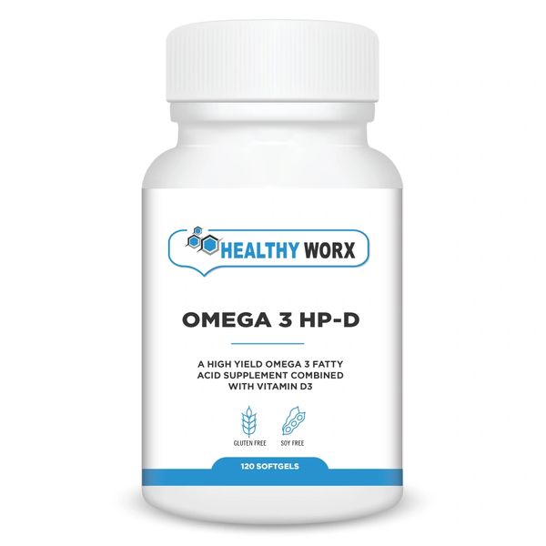 Omega 3 HP D 120 ct Softgel HEALTHY WORX