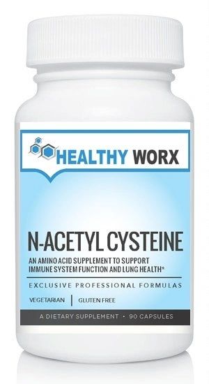 N Acetyl Cysteine 500mg 90 ct Capsule HEALTHY WORX