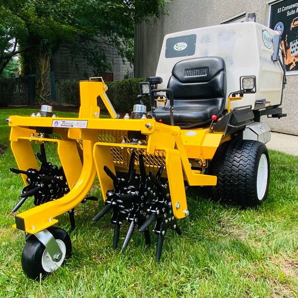 Mower with online attachments