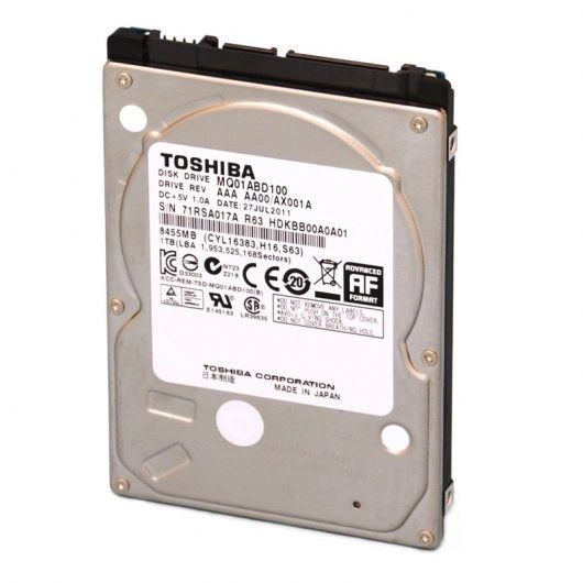 Disco duro Laptop Toshiba 2.5" 1TB 5400 SATA