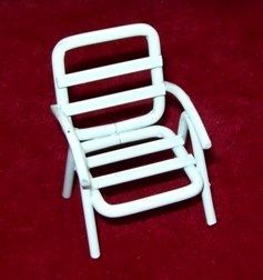 Dollhouse Miniature Lawn Chair | Miniature Treasure Chest