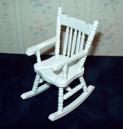 little rocking chair for dollhouse