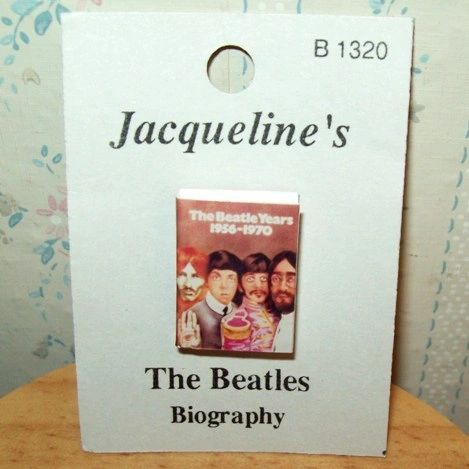 The Beatles dollhouse miniature book 