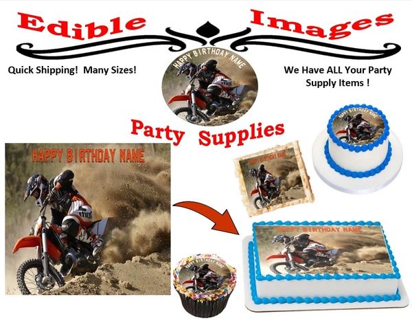 Motocross Cake Topper Dirt Bike Cake Topper Motocross 