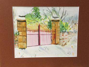 Winter Gate. 11x14