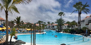 Beautiful heated swimming pool 
