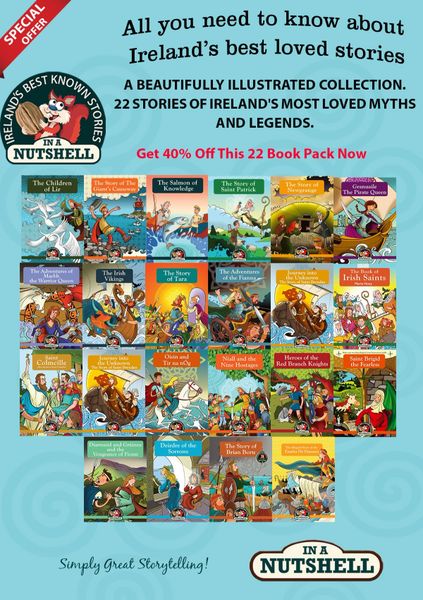 (a1). THE ULTIMATE 22 IRISH MYTHS & LEGENDS BOOKS BUMPER PACK