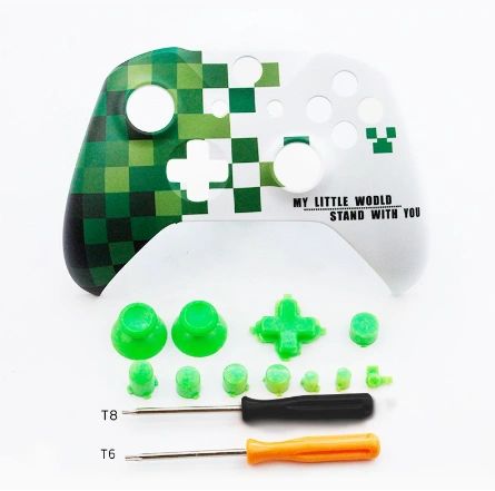 Minecraft My Little World Xbox One X Slim Controller Cover Kit