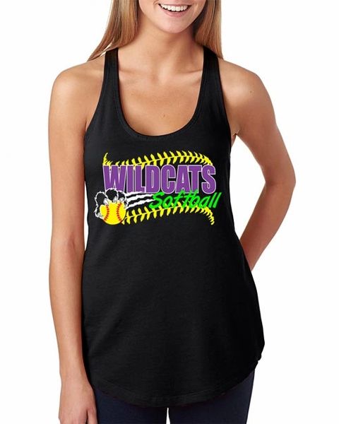 Wildcats Softball Terry Tank Top -Vinyl