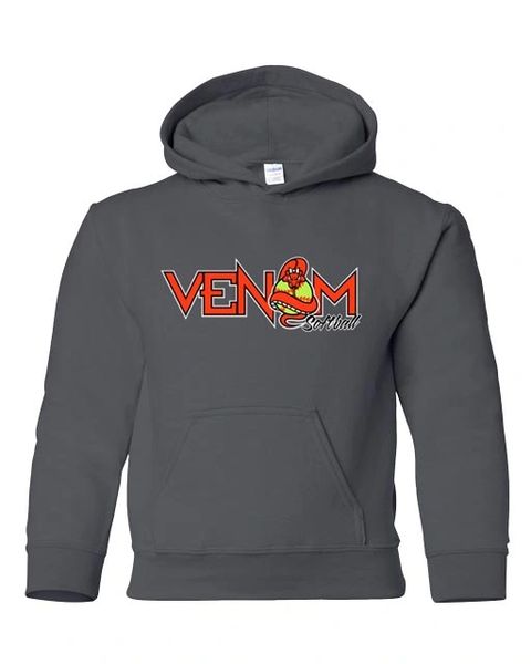 Venom Softball Youth Hooded Sweatshirt -Screen Print