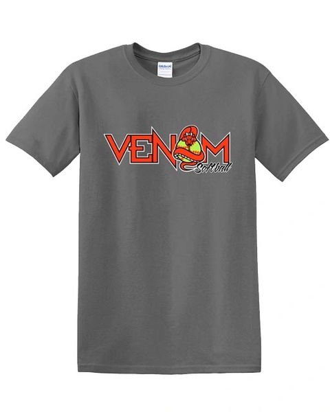 Venom Softball Adult Cotton T-Shirt -Screen Print