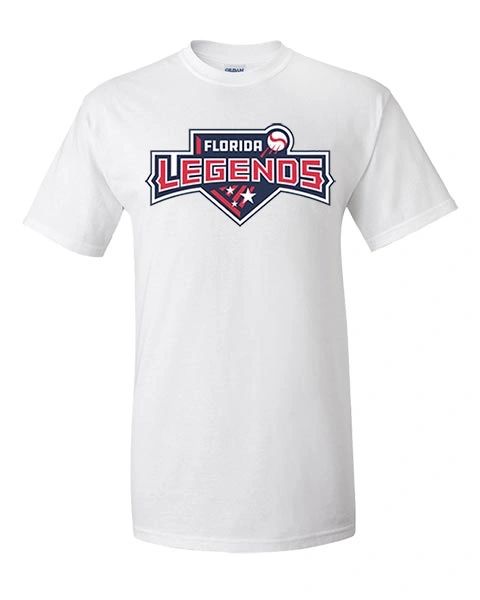 Legends Baseball Adult Cotton T-Shirt - Vinyl