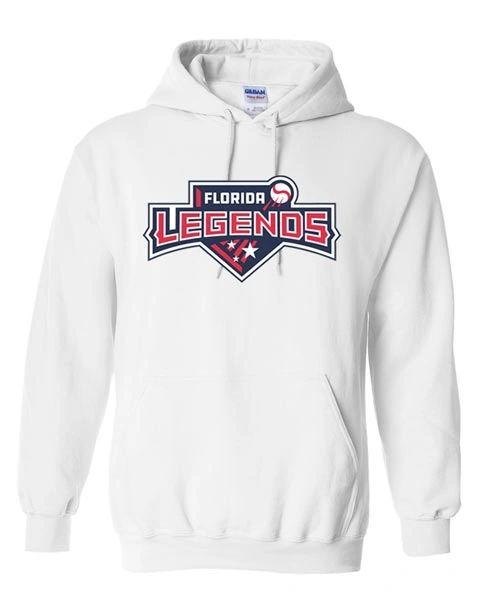 Legends Baseball Adult Hooded Sweatshirt - Vinyl