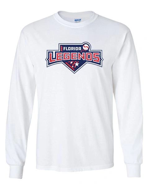 Legends Baseball Adult Long Sleeve T-Shirt - Glitter