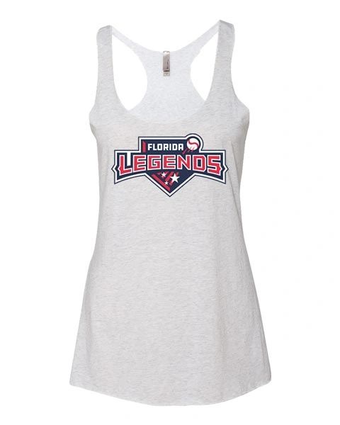 Legends Baseball Tri-Blend Racerback Tank Top - Vinyl