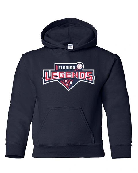 Legends Baseball Youth Hooded Sweatshirt - Vinyl