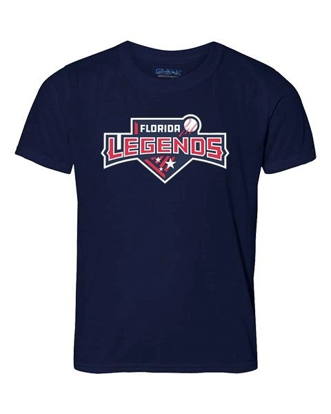 Legends Baseball Youth Performance T-Shirt - Vinyl