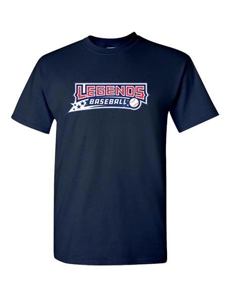 Legends Baseball Adult Cotton T-Shirt #3- Glitter