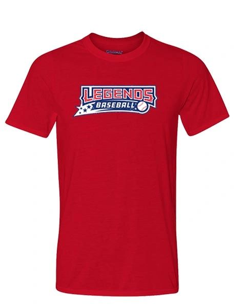 Legends Baseball Adult Performance T-Shirt #3 - Glitter