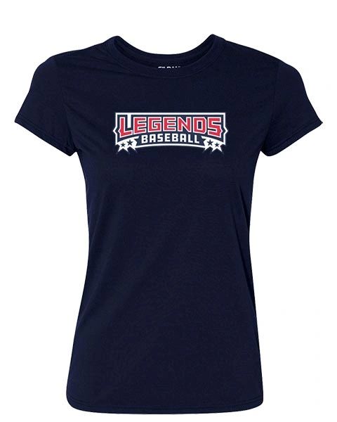 Legends Baseball Ladies Performance T-Shirt #2 - Vinyl