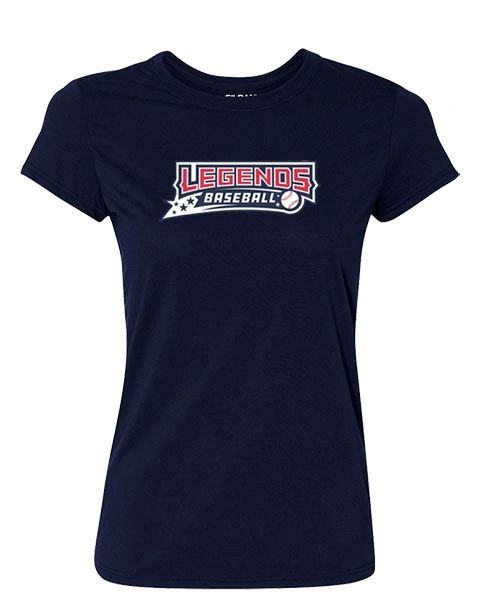 Legends Baseball Ladies Performance T-Shirt #3 - Vinyl