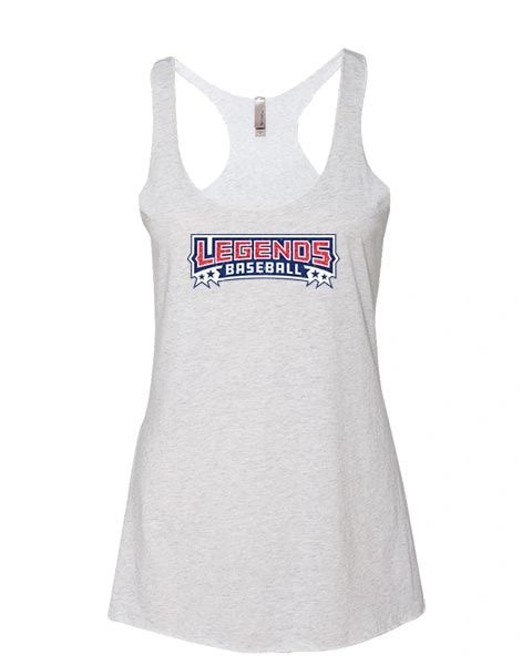 Legends Baseball Tri-Blend Racerback Tank Top #2 - Glitter