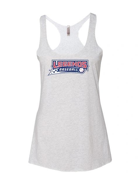 Legends Baseball Tri-Blend Racerback Tank Top #3 - Glitter