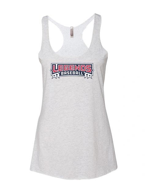 Legends Baseball Tri-Blend Racerback Tank Top #2 - Vinyl