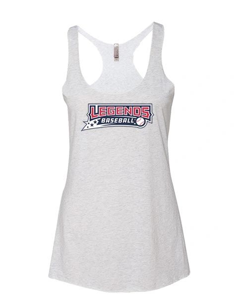 Legends Baseball Tri-Blend Racerback Tank Top #3 - Vinyl