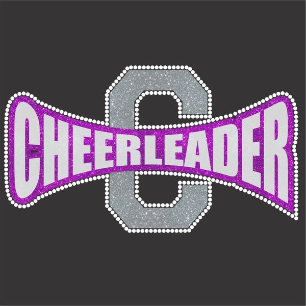 Cheerleader - Rhinestone & Vinyl Design