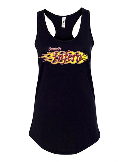 Ladies Cotton Racerback Tank Top - Print Design