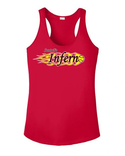 Ladies Performance Racerback Tank Top - Print Design