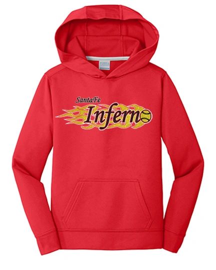 Youth Unisex Performace Hoodie - Vinly Glitter Design