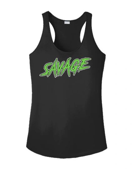 Ladies Performance Racerback Tank Top - Print Design