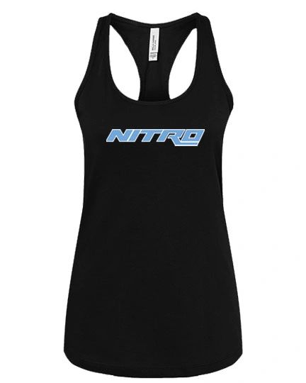 Ladies Racerback Cotton Tank Top - Print Design