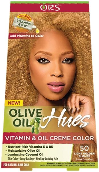 Ors Olive Oil Hues Creme Hair Color 50 Light Golden Blonde